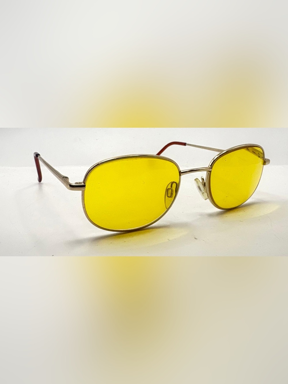Modern Doug Gold Oval Metal Sunglasses Frames Only